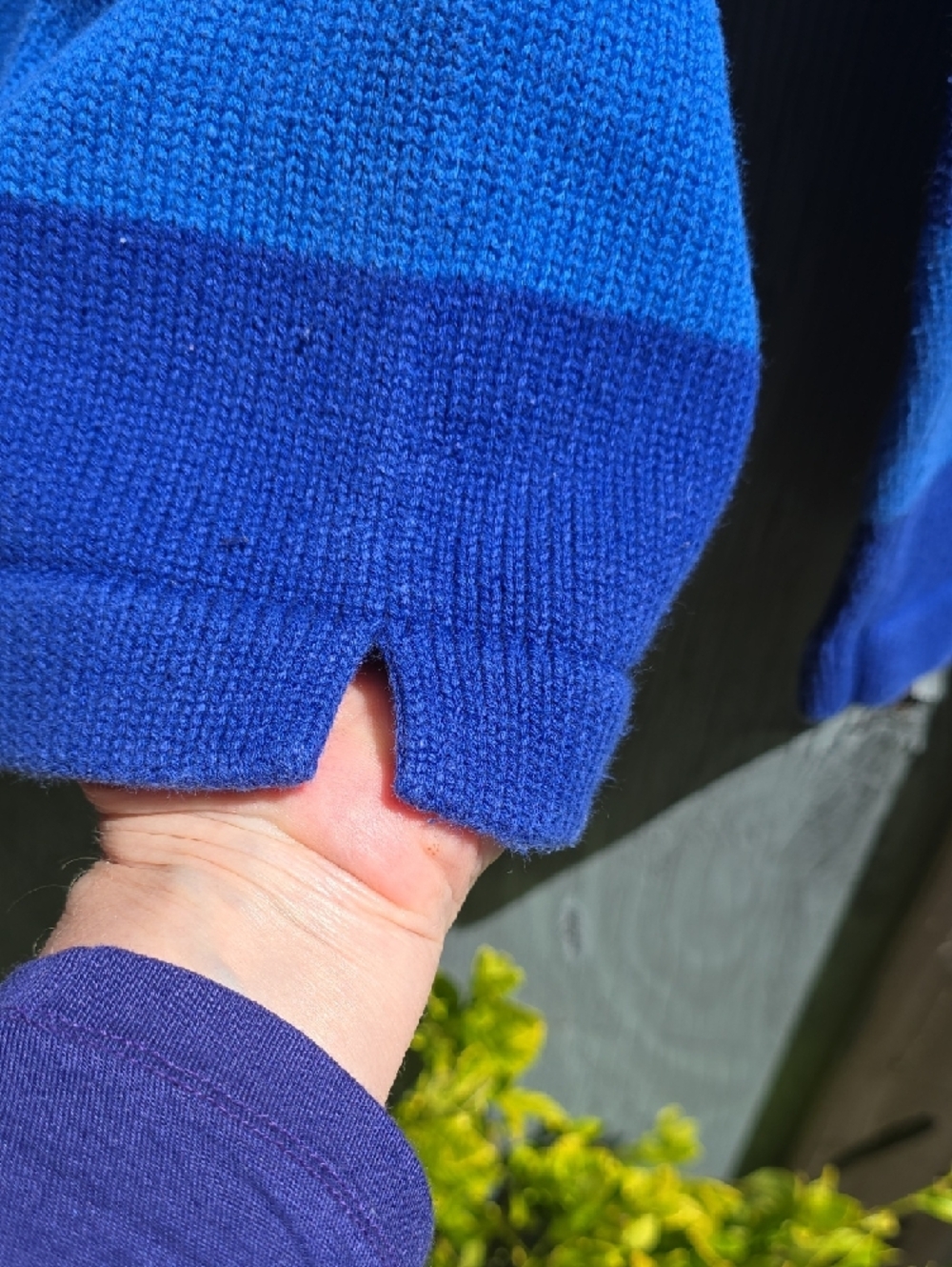 Ralph Lauren Royal Blue Knit Crewneck Sweater - Picture 4 of 5